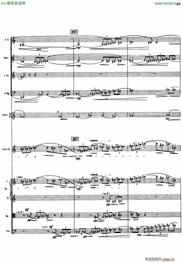 Berg Violin Concerto Score 三5