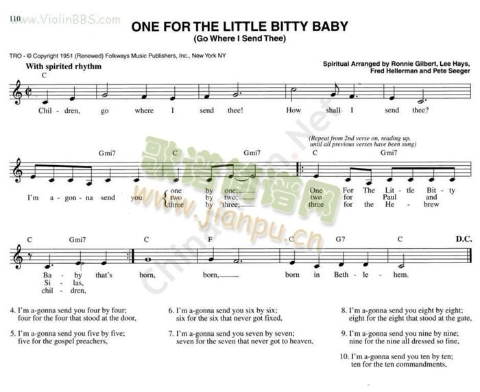 146.ONE FOR THE LITTLE BITTY BABY1