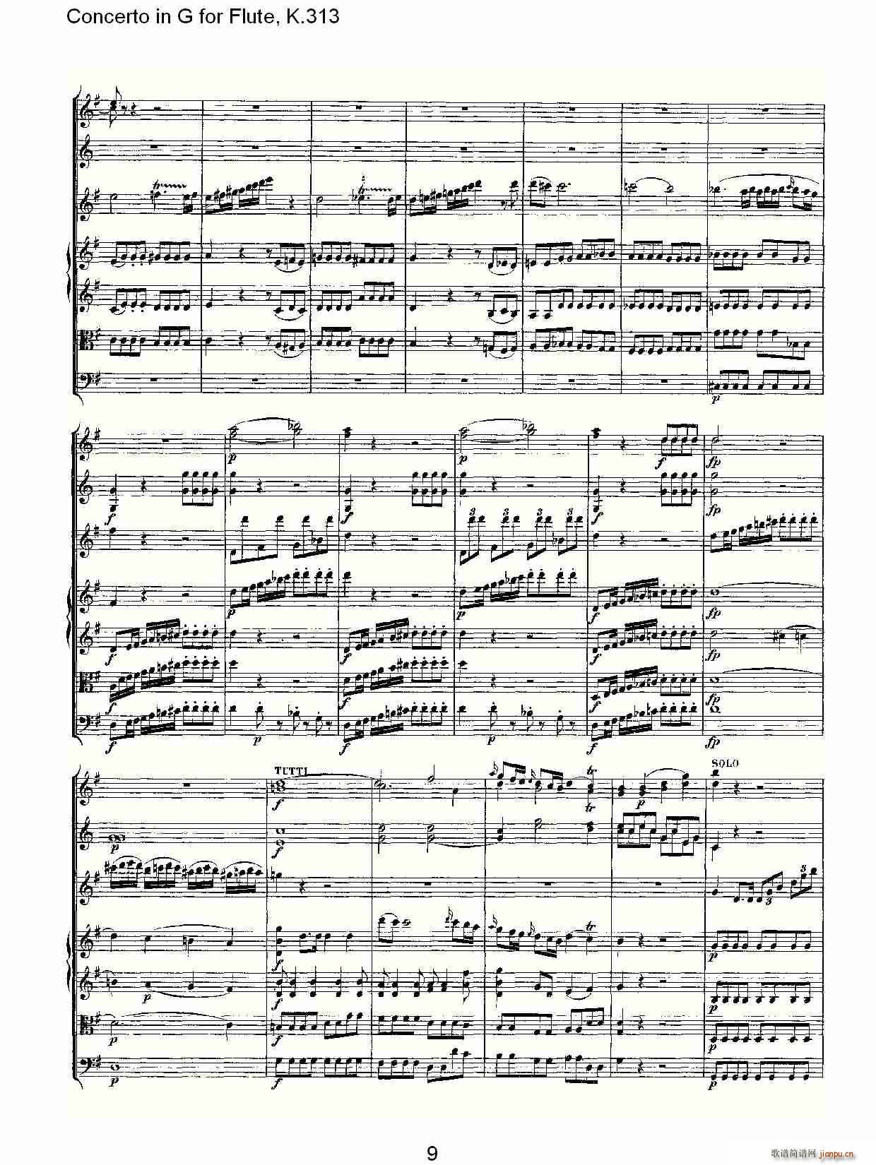 Concerto in G for Flute, K.313（G调长笛协奏曲, K.313）10