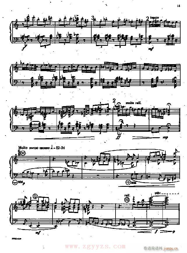 奏鸣曲 克扎诺夫斯基曲6-101