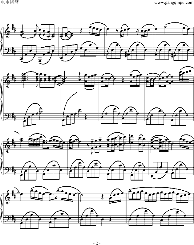 spring-钢琴谱(钢琴曲)-久石让2