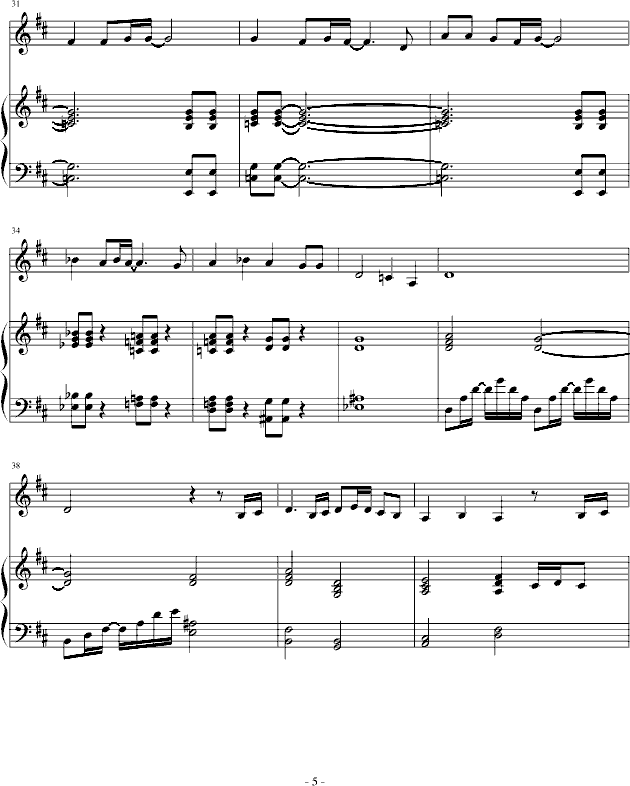 Time after time-弹唱-钢琴谱(钢琴曲)-仓木麻衣5