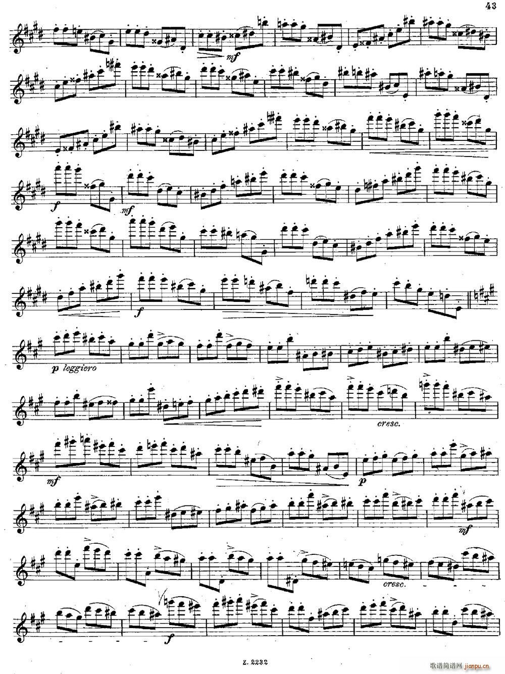 Schule der Virtuosit?t Op 60（10） 长笛2