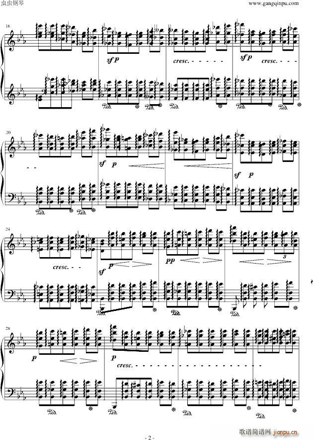 肖邦练习曲第11首_肖邦 chopin2