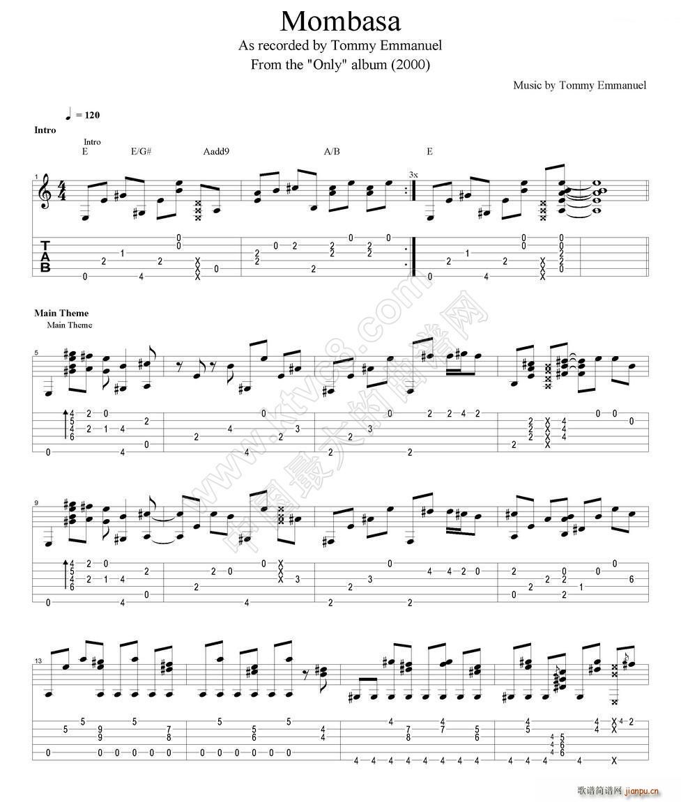 tommy emmanuel mombasa version-2（指弹吉他）1