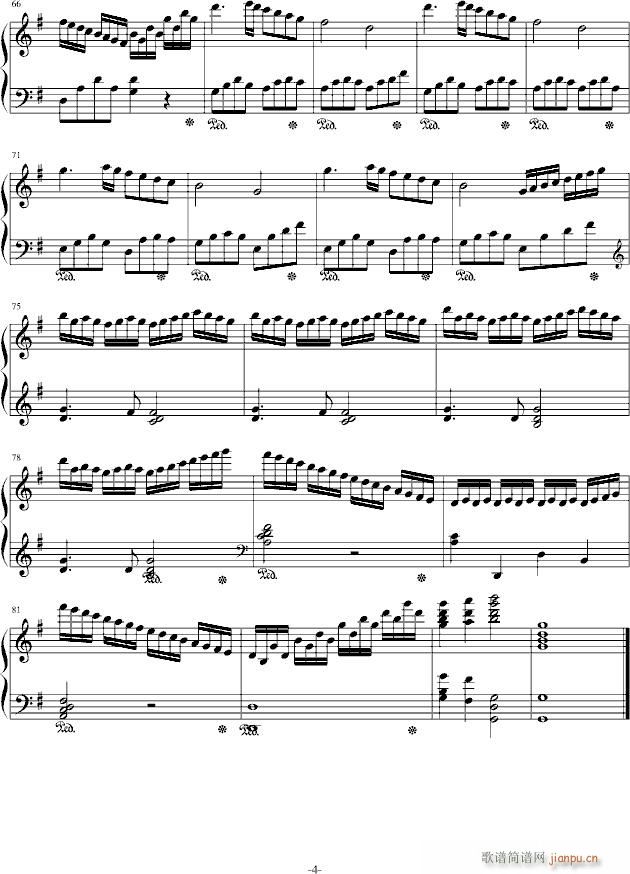 G大调小奏鸣曲第一乐章_梦的世界4