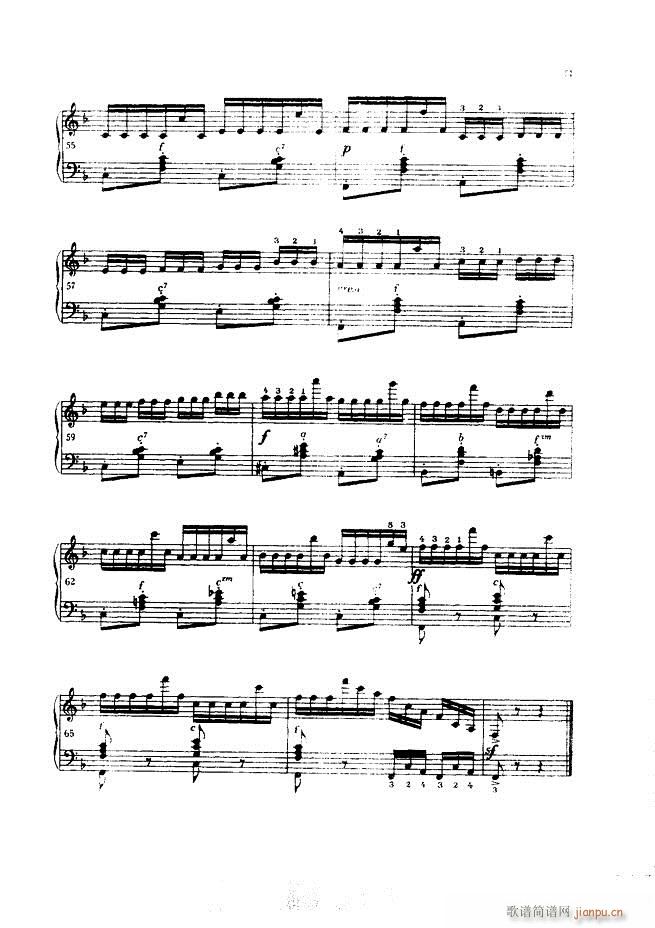 车尔尼手风琴练习曲集 Ⅲ51