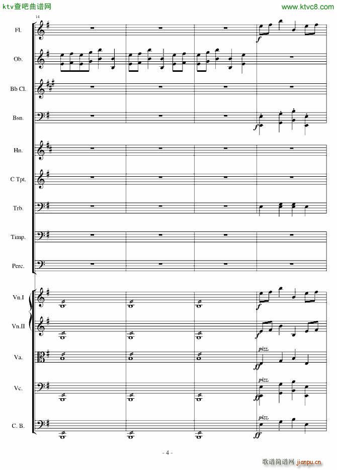 愤怒的小鸟交响曲第一乐章Op 5 no 14