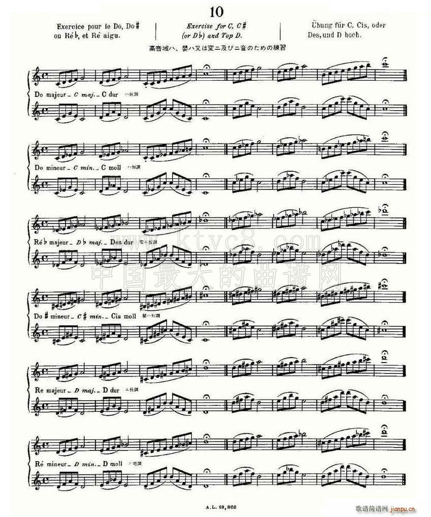 初级练习之10 Alphonse Ludec Debutant Flutiste2