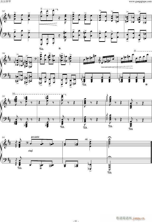 李斯特《匈牙利狂想曲第7号》 一首欢快活泼的舞曲_李斯特11