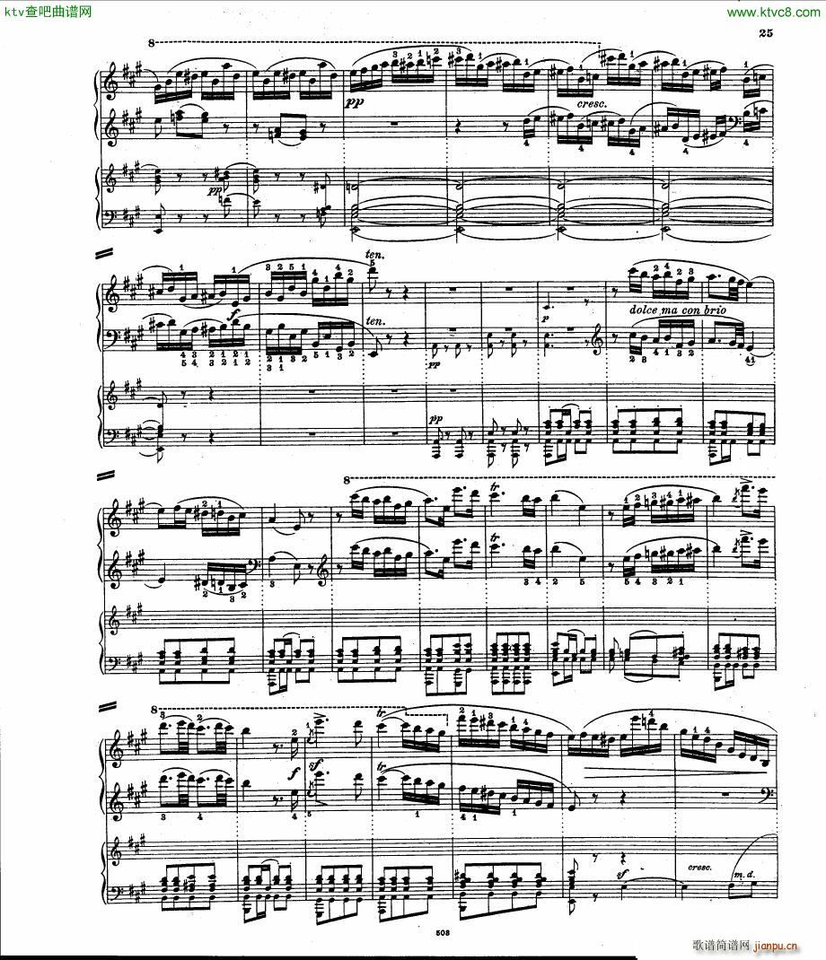 Hummel op 56 Rondo brillant pno orch24