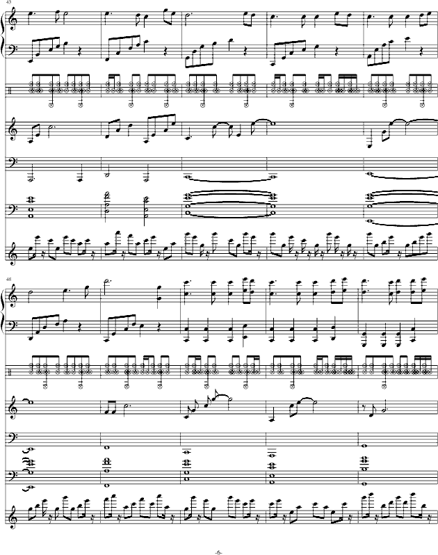 随想曲 钢琴代表我的心-钢琴谱(钢琴曲)-wuliangyou6