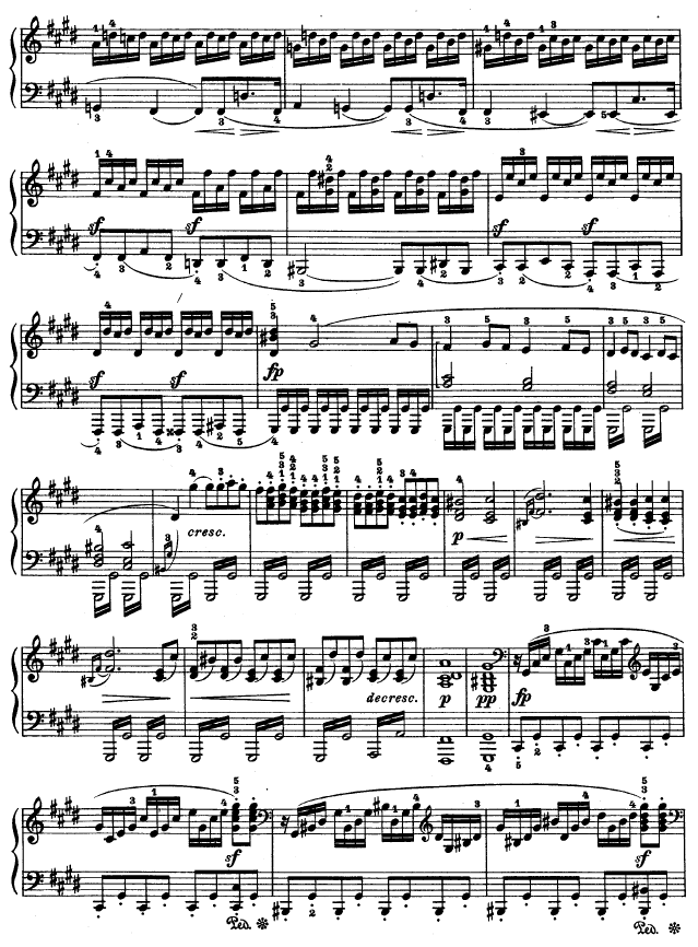 第十四钢琴奏鸣曲-《月光曲》-（Op.27 No.2）-钢琴谱(钢琴曲)-贝多芬-beethoven9