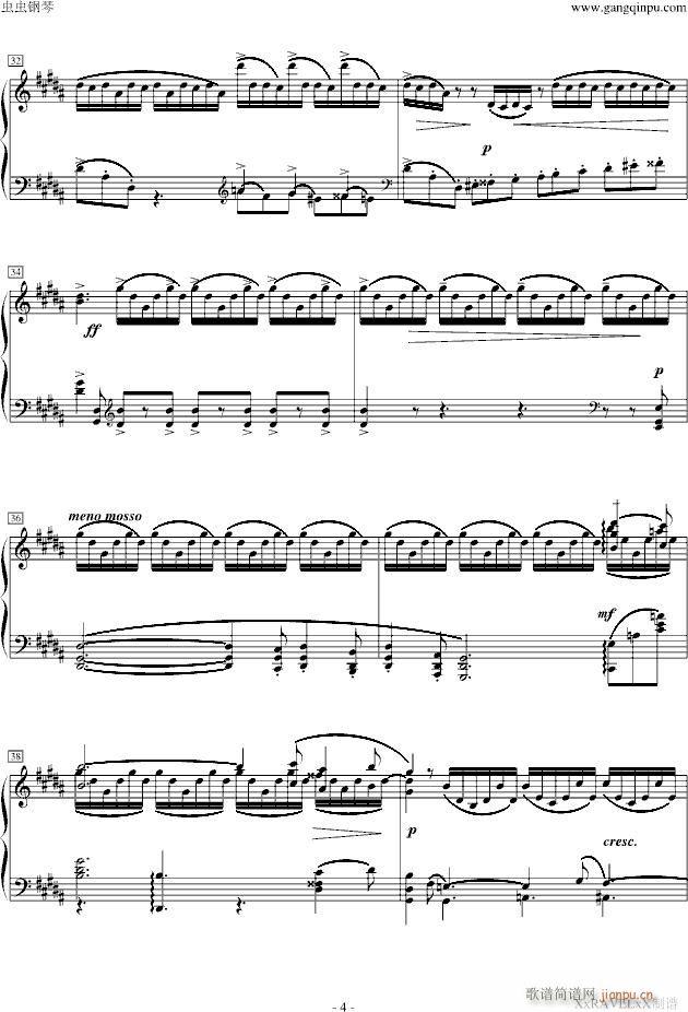 升g小调前奏曲,Op.32 No.12_拉赫马尼若夫4