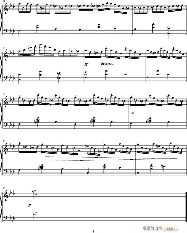f小调快速圆舞曲_乐侠5