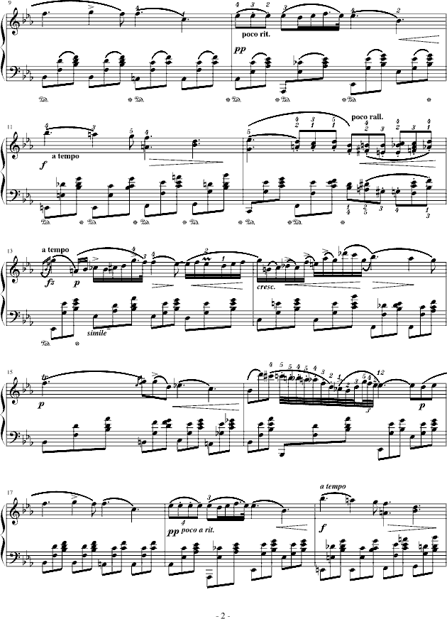 降E大调夜曲-（Op.9-2）-钢琴谱(钢琴曲)-肖邦-chopin2