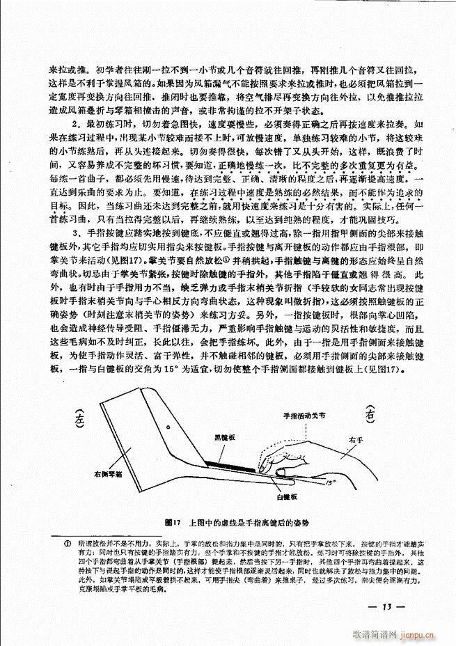 手风琴简易记谱法演奏教程 目录1-6018