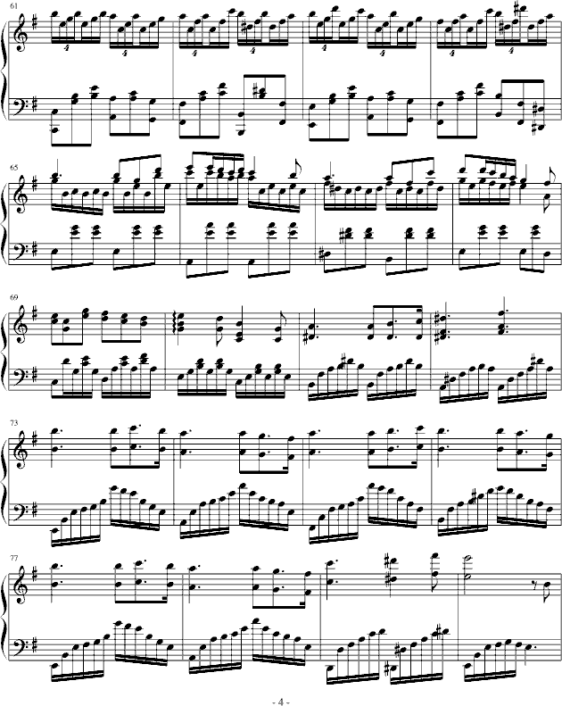 黑蔷薇组曲⒊路灯上的人偶-钢琴谱(钢琴曲)-aqtq3144