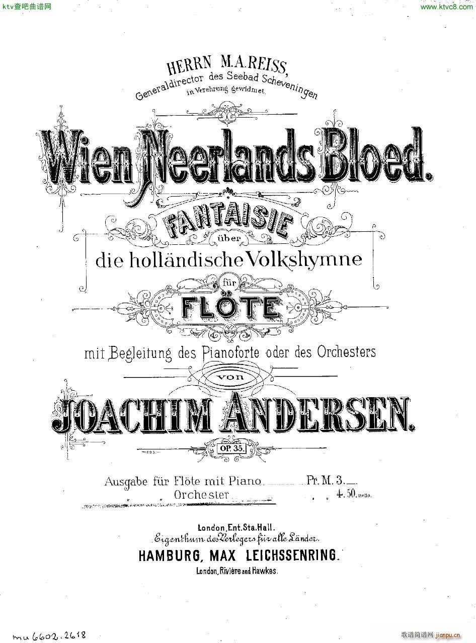 Andersen op 35 Wien Neerlands Bloed orch pts1