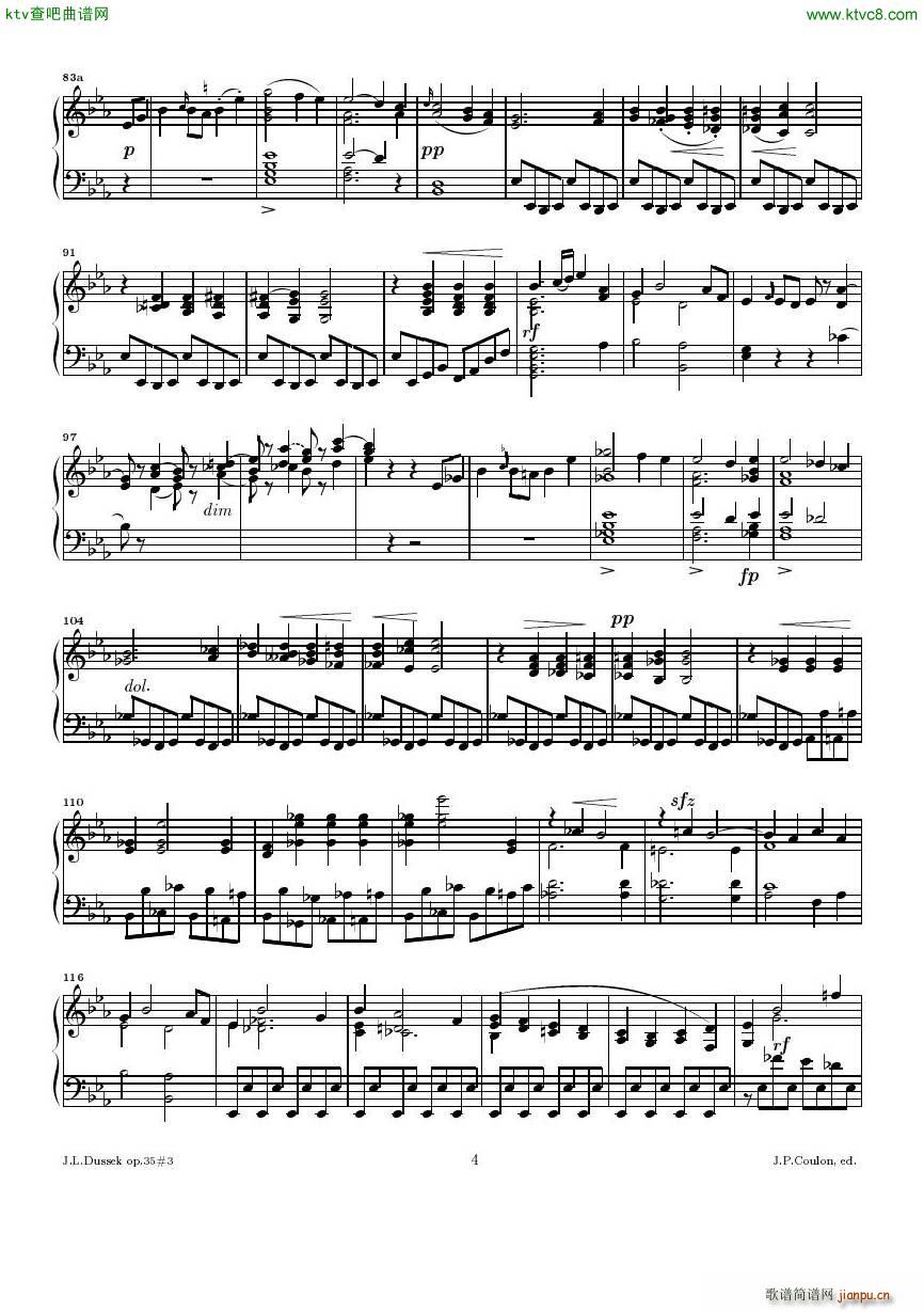 Dussek Sonate No13 op35 No34