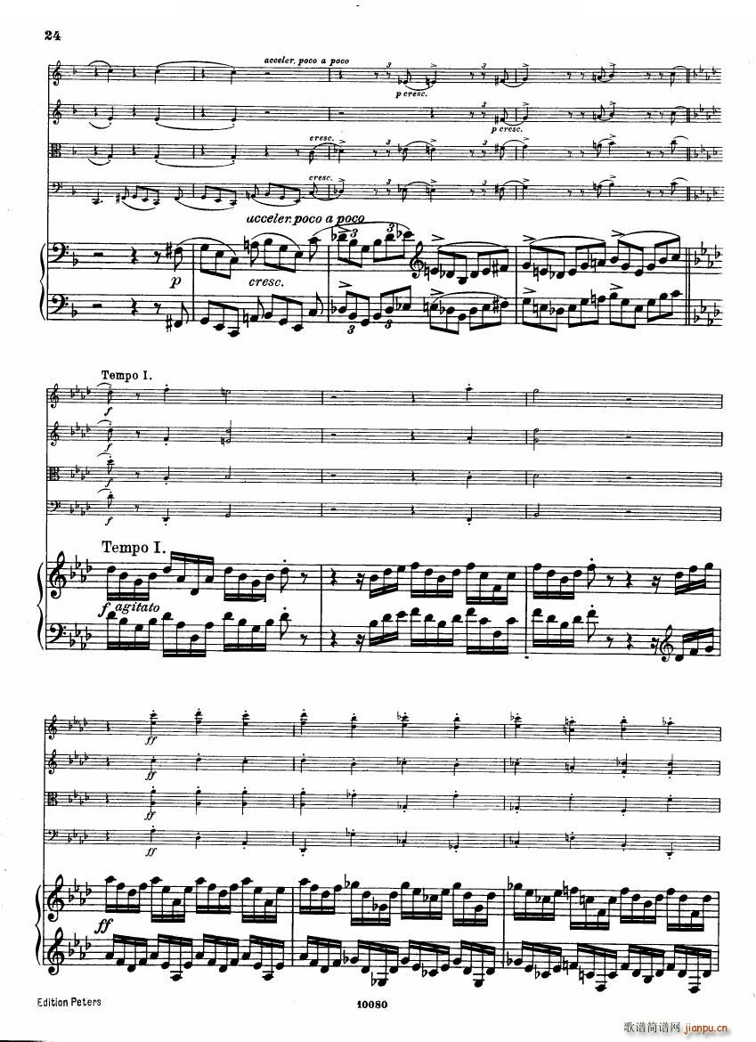 Brahms op 34 Piano Quintet f-minor score（一）23