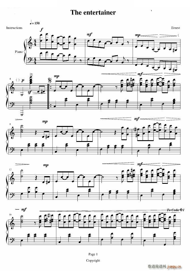 The entertainer （改编版）1