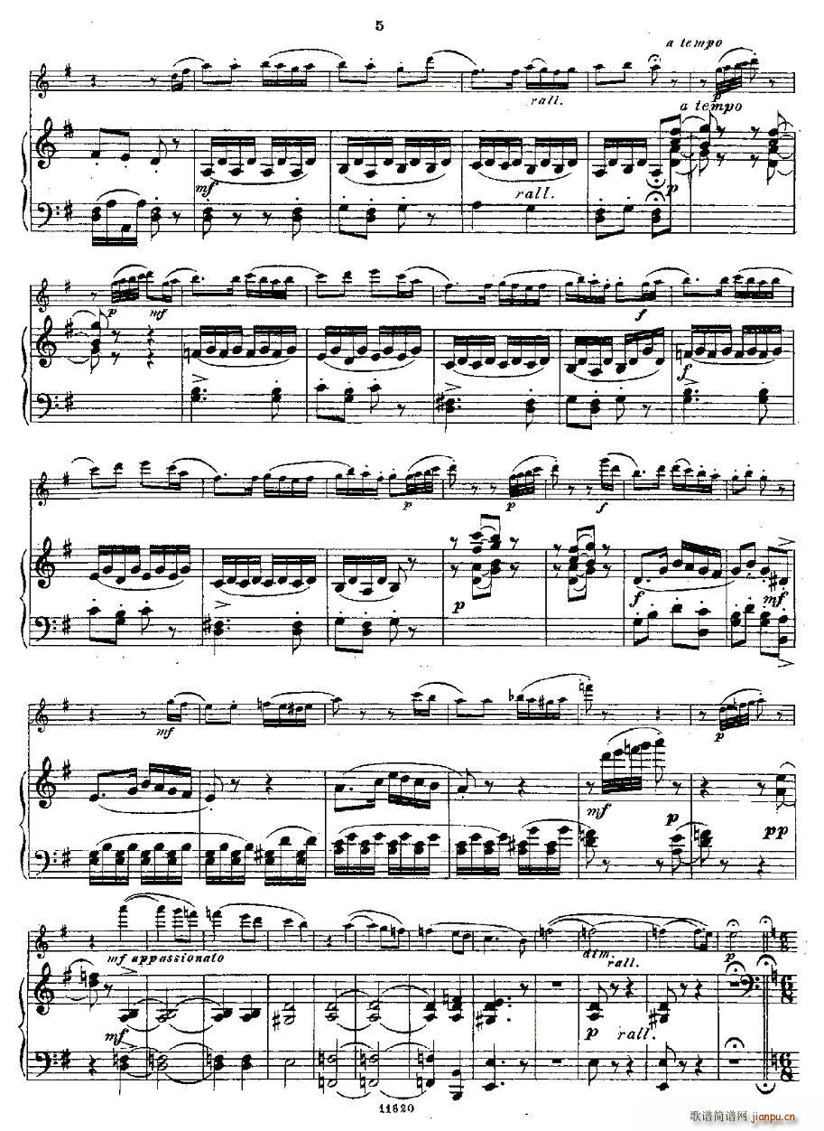 Opern-Transcriptionen.Op.45-8（长笛+钢琴伴奏）3