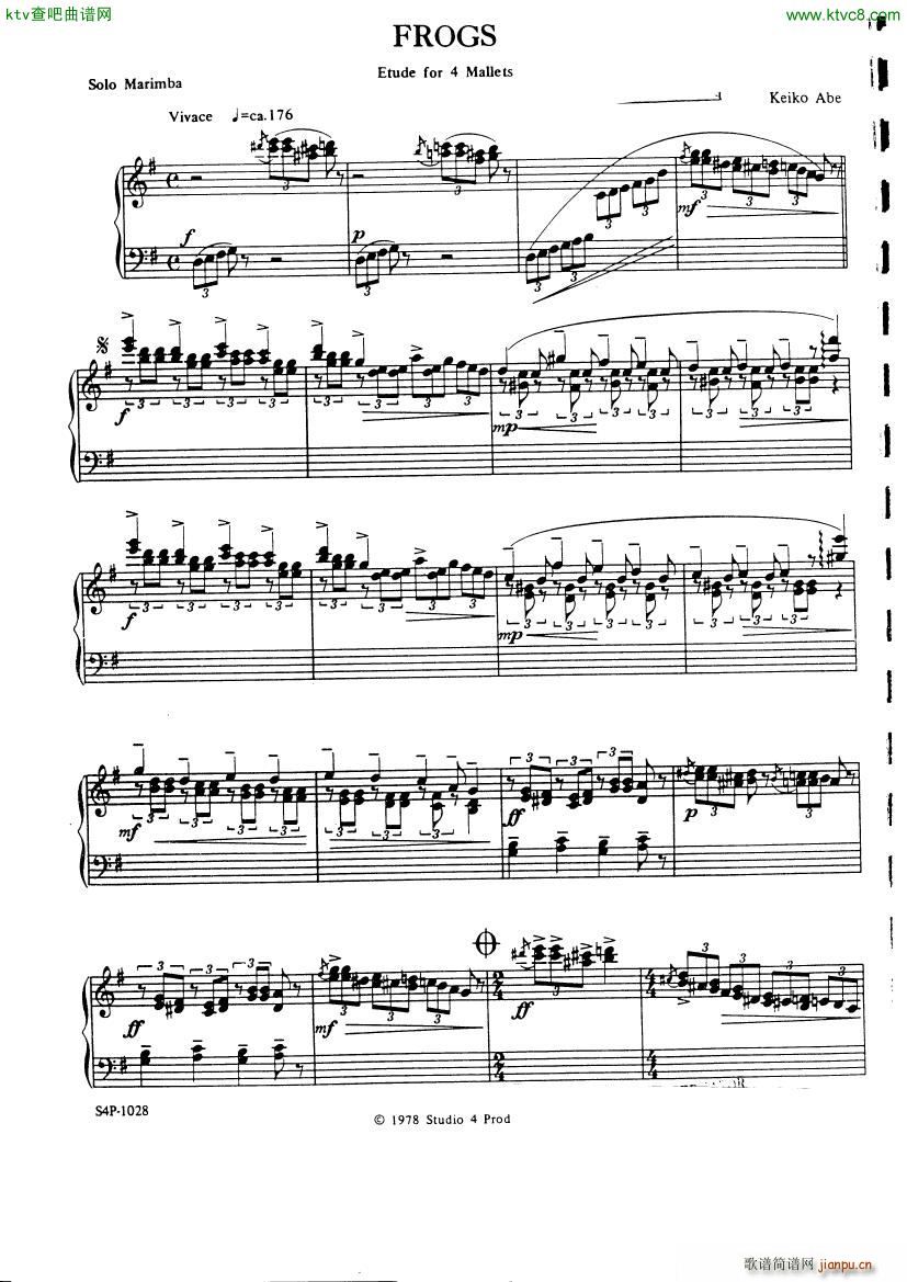 Abe Keiko Frogs marimba1