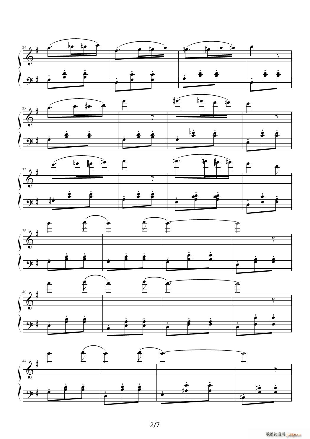 旋律圆舞曲 G调2