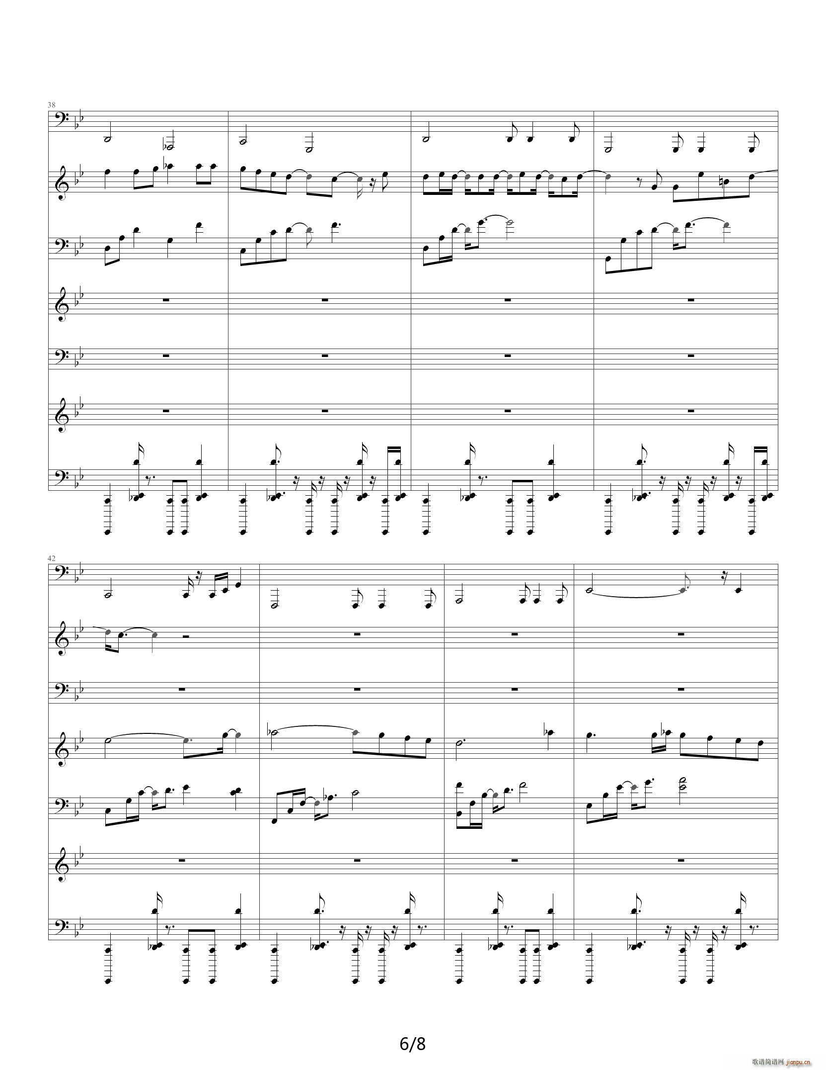 贝多芬的悲伤 降B调6