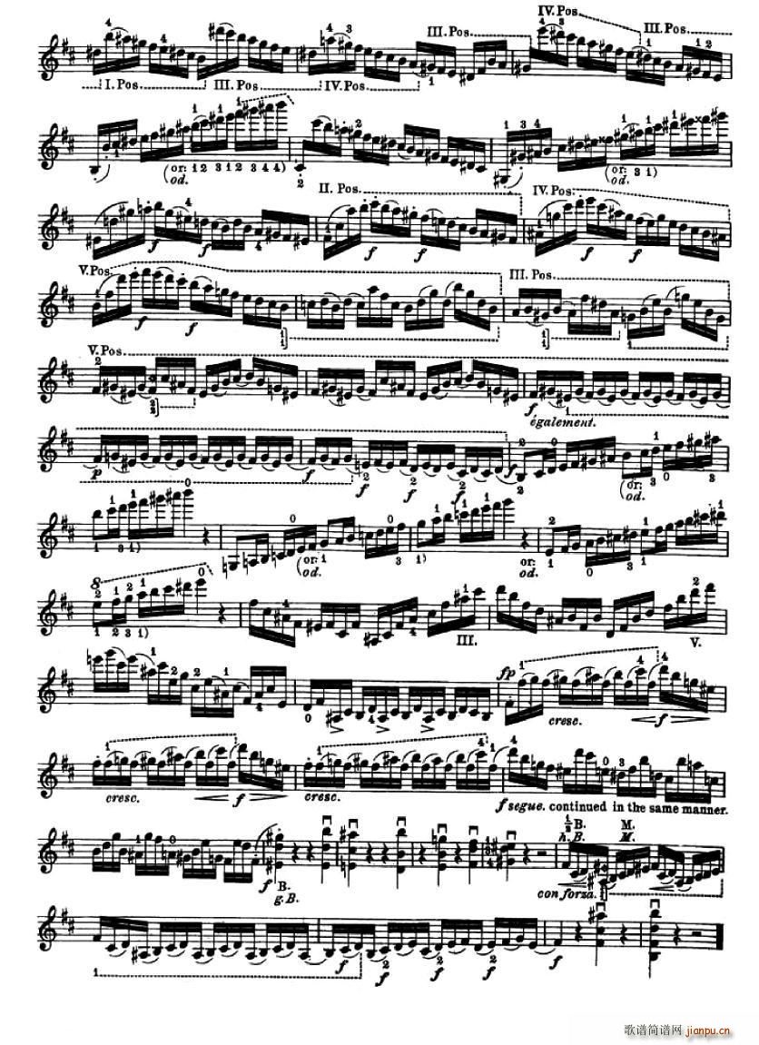24首小提琴练习曲之62
