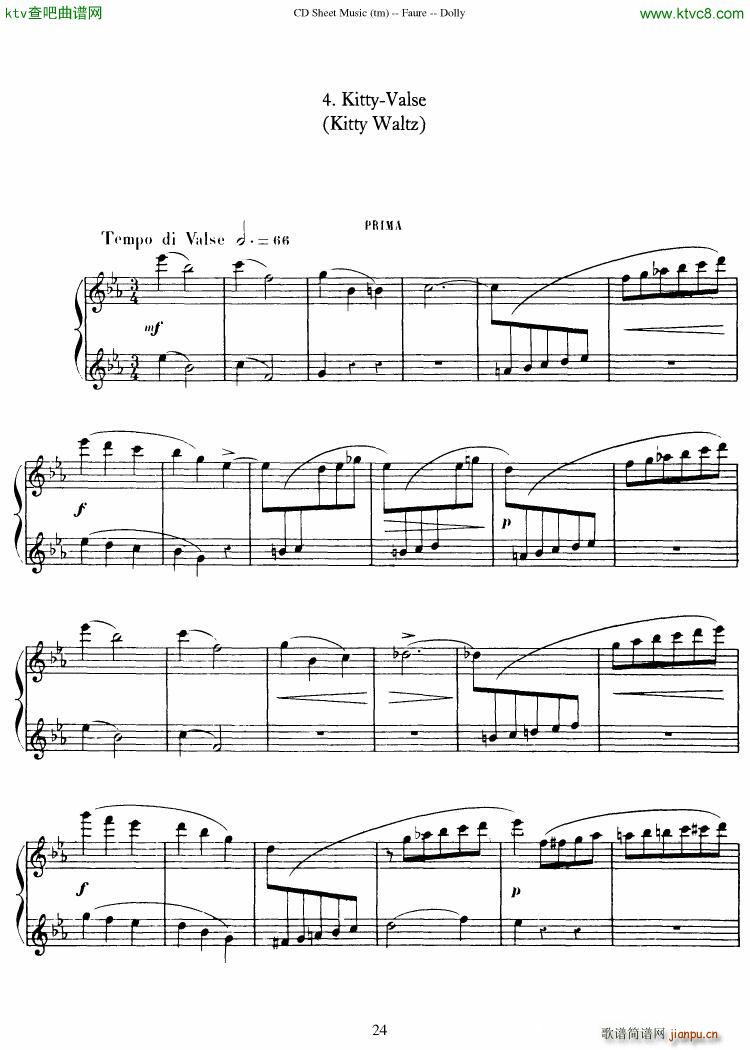 Fauré op 56 Dolly Suite25