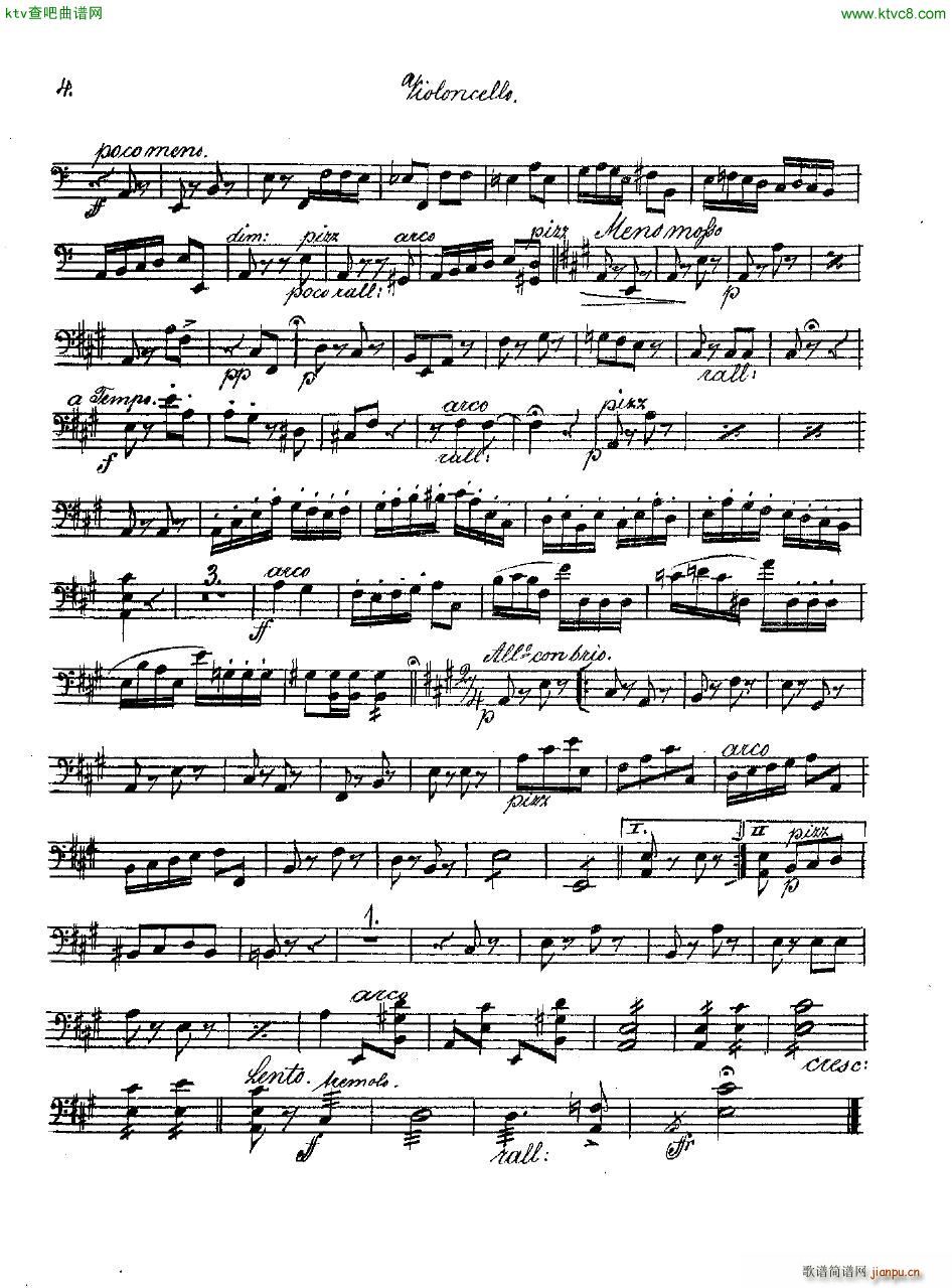 Andersen op 2 Ungarische Fantasie orch parts17
