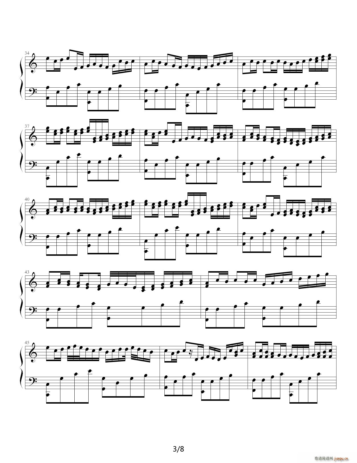 《卡农》乔治温斯顿 现场版 C调3