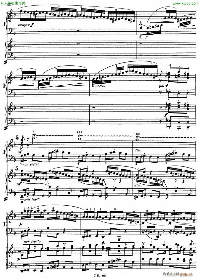 Bach JS BWV 1052 Keyboard Concerto in d ed R ntgen12