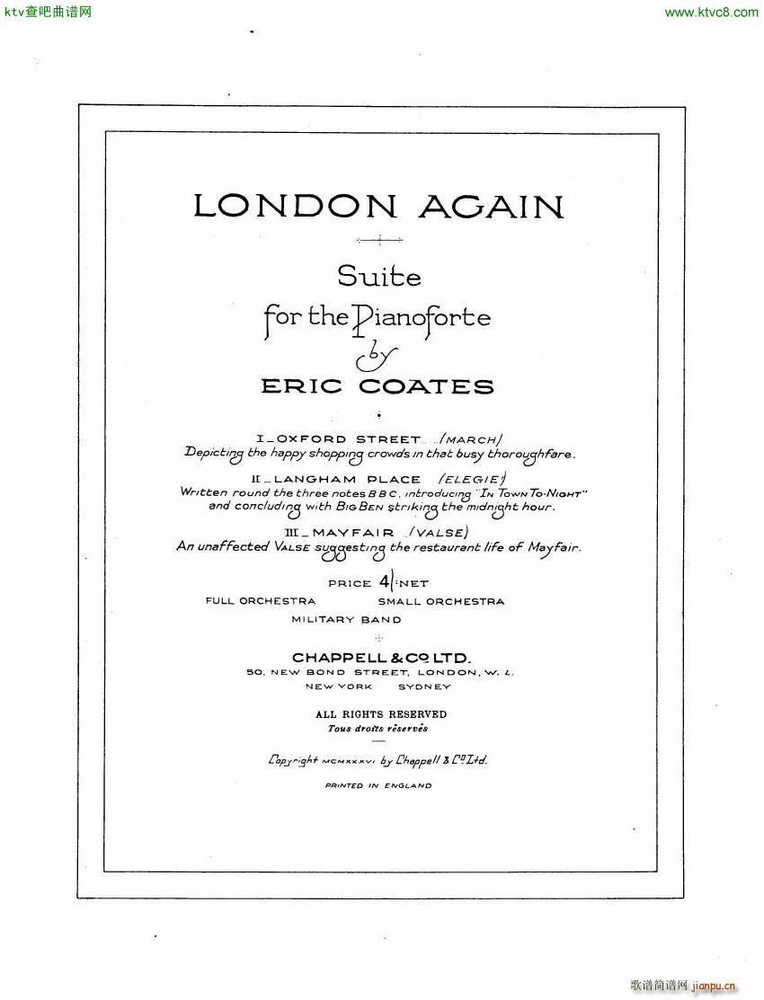 Coates London Again Piano Suite2