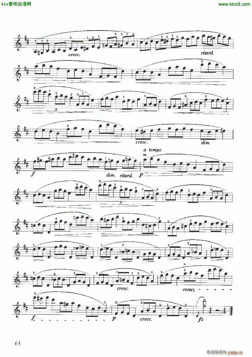开塞小提琴练习曲36首 弦乐类 小提琴 61 673