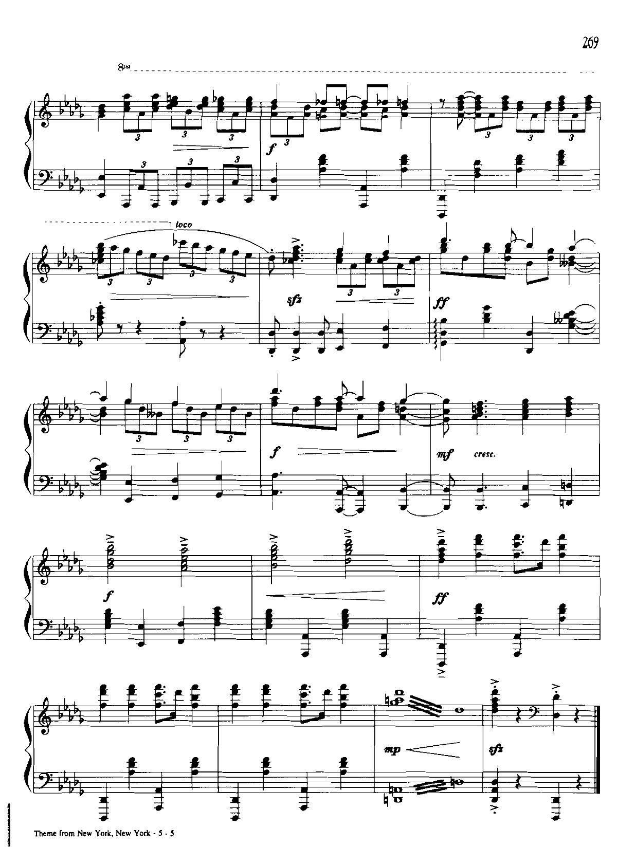 THEME FROM NEW YORK NEW YORK(Dan Coates 流行情调 集)5