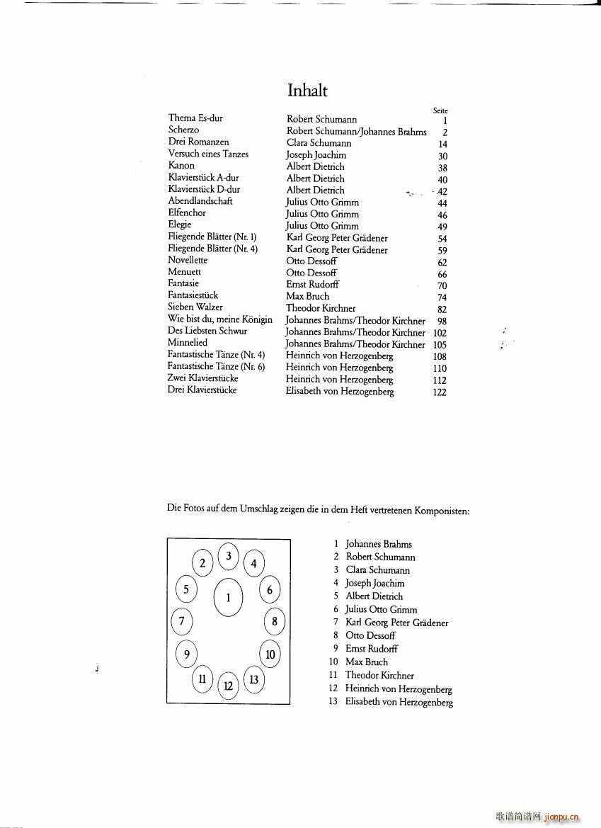 Brahms and his friends Anthology 14