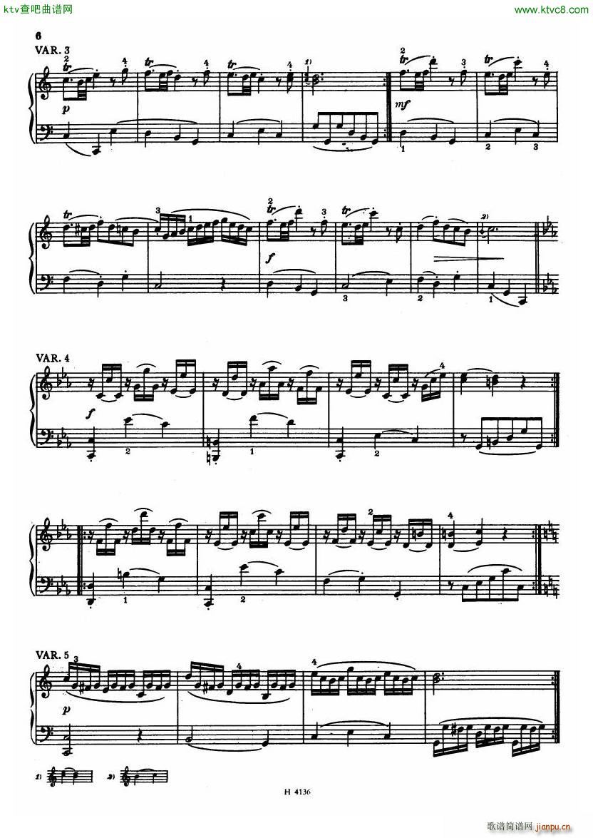 Czech piano variations from 18th century4