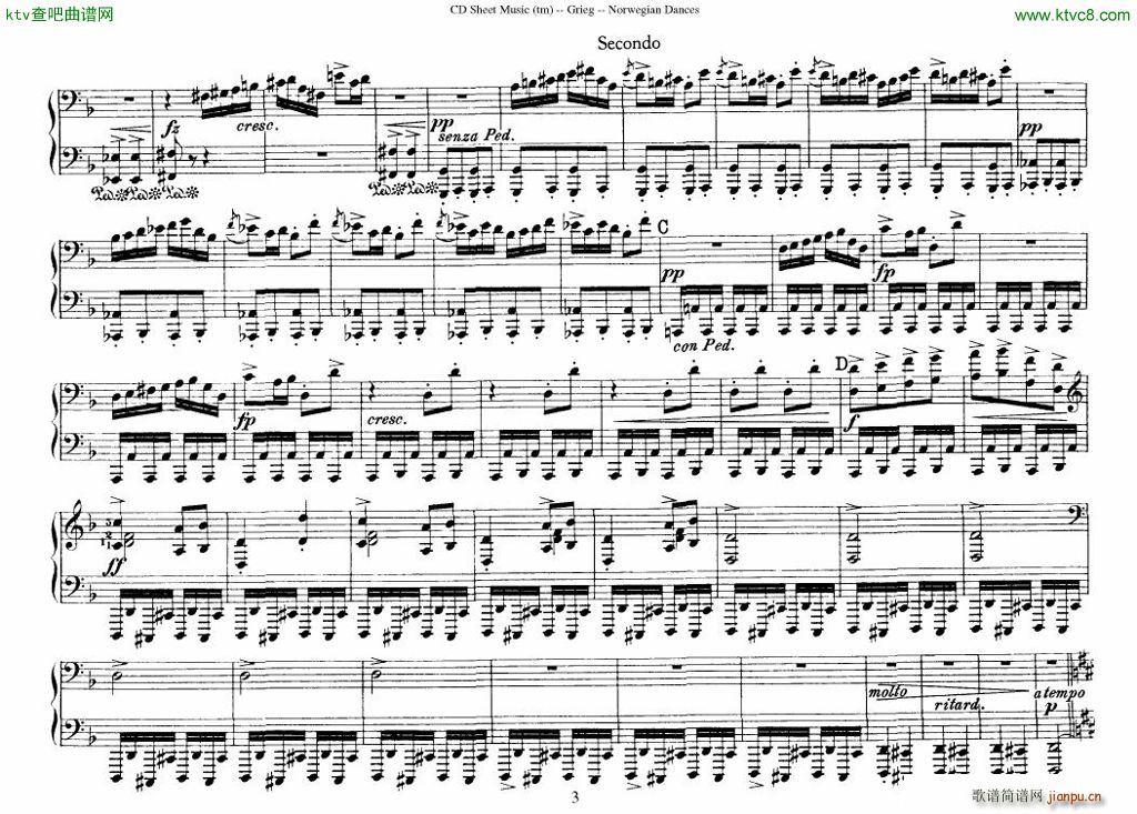 Grieg Norwegian Dance Op 35 1 4 Duet3
