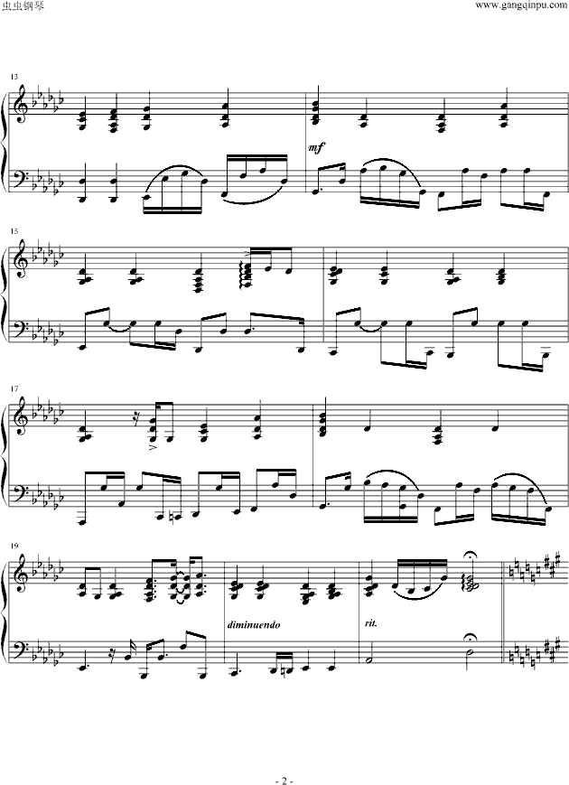 林俊杰《不懂》钢琴伴奏完美版Ver1.0-钢琴谱(钢琴曲)-林俊杰2