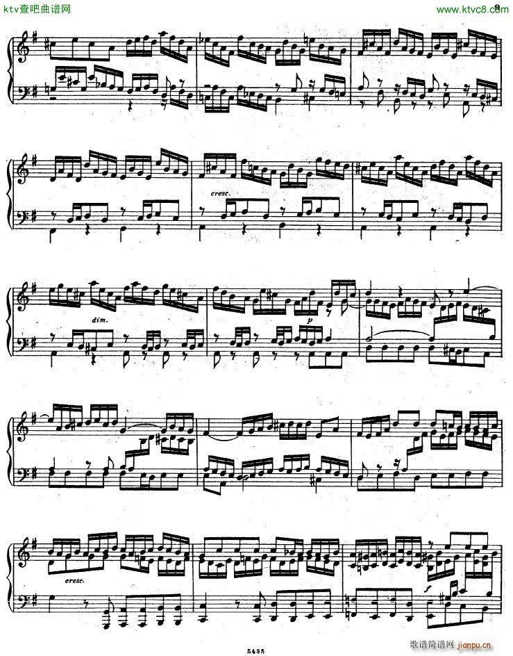 Bach D Albert Prelude and fugue in g major9