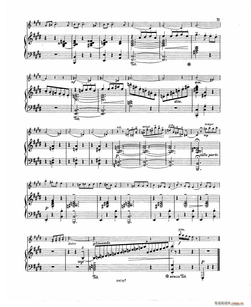 Bowen Humoresque for violin and piano13