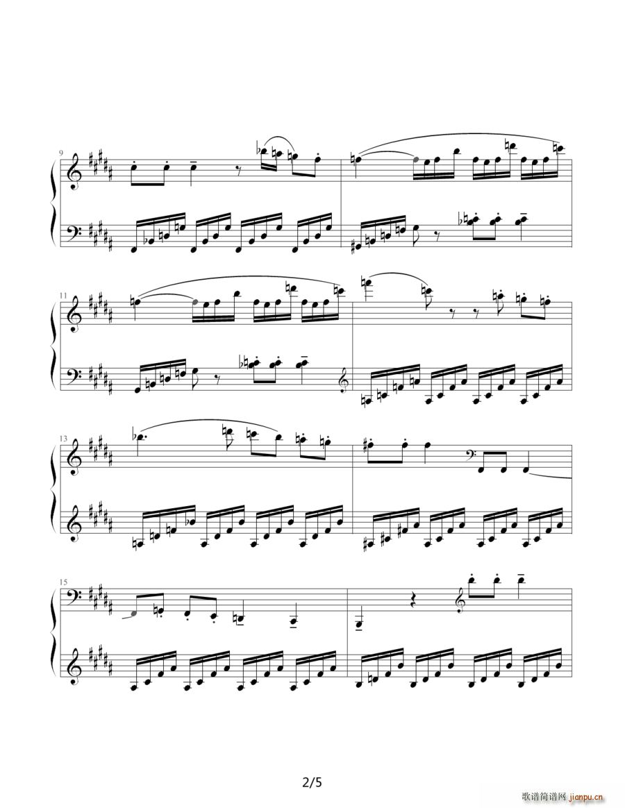 肖斯塔科维奇―前奏曲（12） 升g小调2