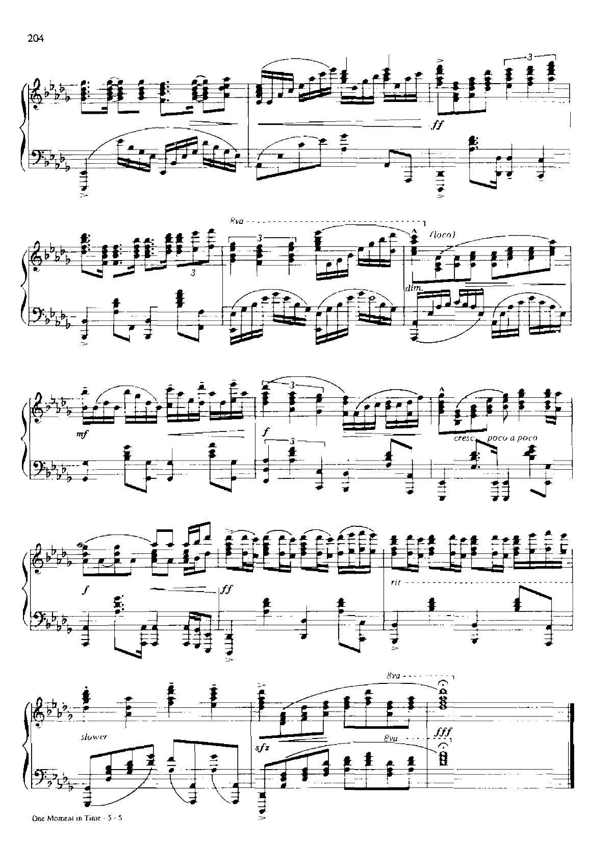 ONE MOMENT IN TIME(Dan Coates 流行情调 集)5