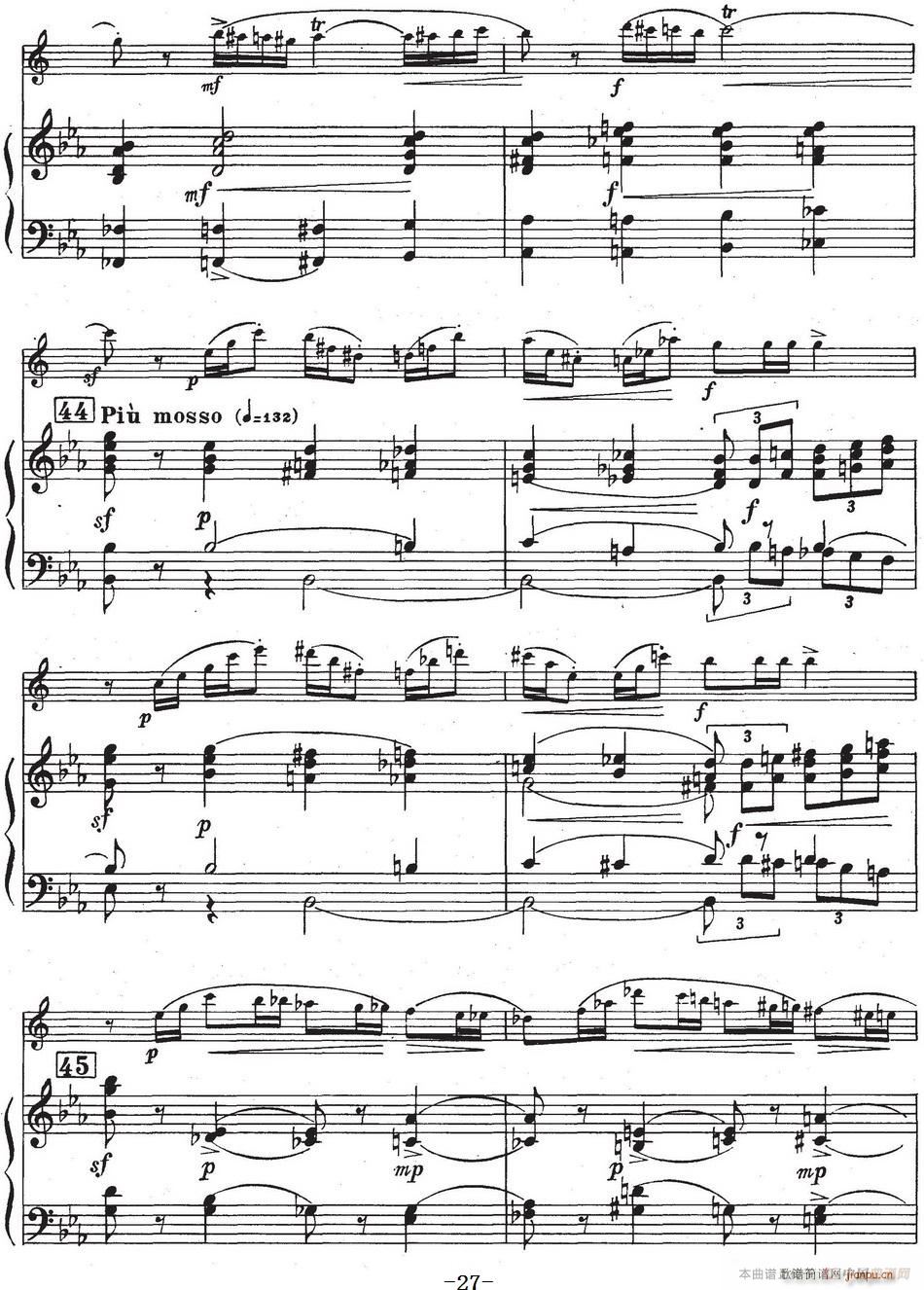 Glazunov Op 109（格拉组诺夫协奏曲Op 109）（萨克斯 钢琴伴奏）27