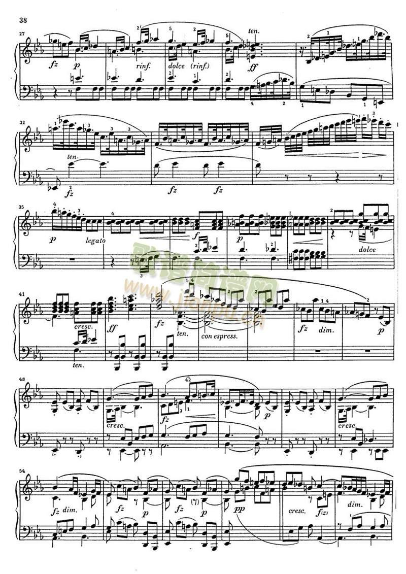 克莱门蒂g小调钢琴奏鸣曲&nbsp;9-164