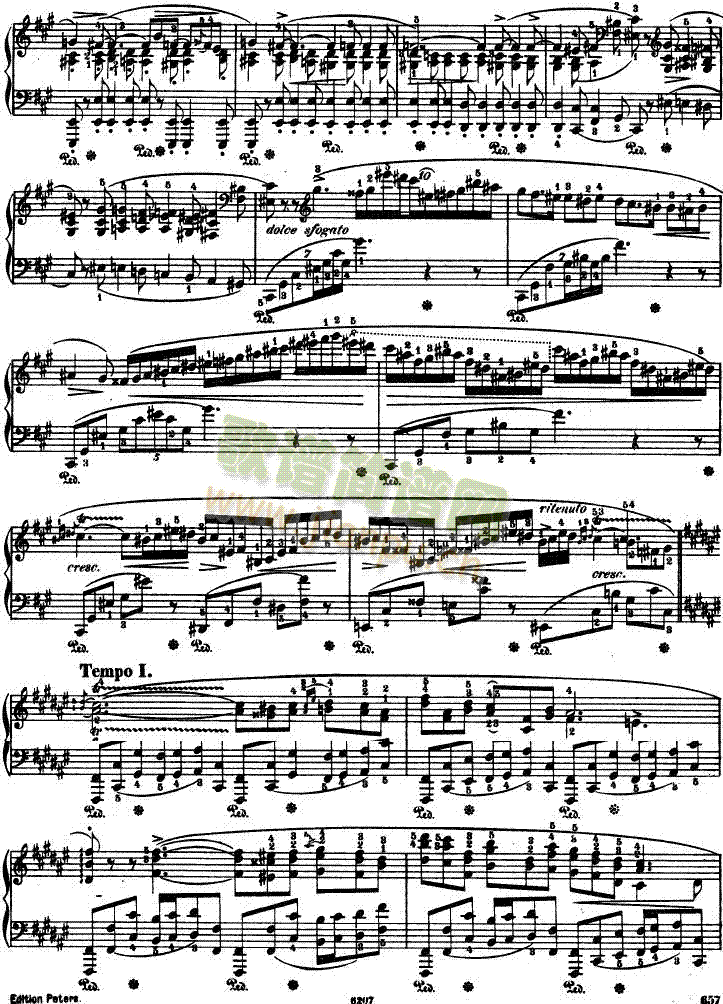 船歌 Barcarolle Op 605