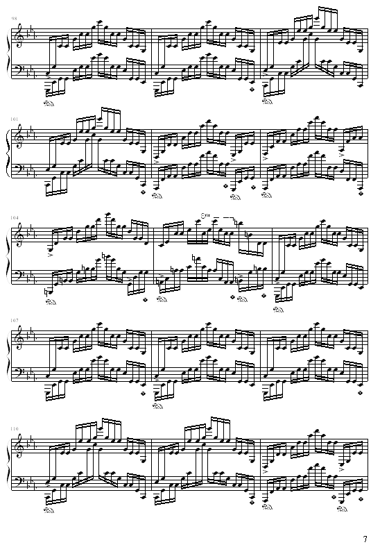 c小调练习曲7